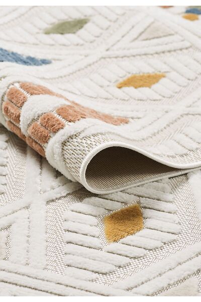 venucci home & living MİLA DEKORATİF MODERN MAKİNA DOKUMASI KİLİM