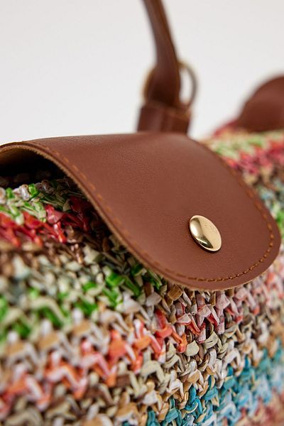 ALTUDA Straw Mini Women's Shoulder Bag - Tiny