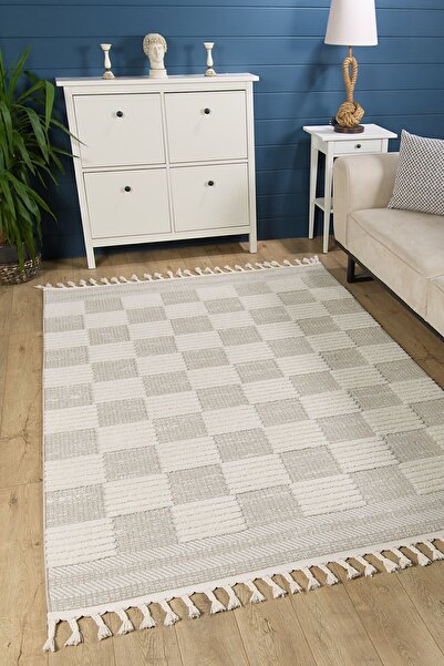 venucci home & living Quincey Bukleli Yumuşak Peluş Post Shaggy Krem Çocuk Od...