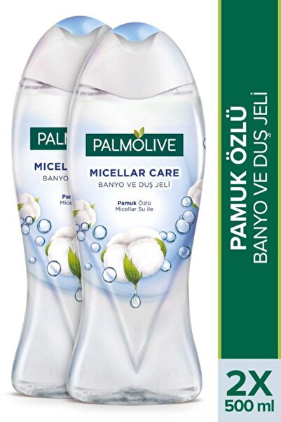 Palmolive Micellar Care Pamuk Özlü Micellar Su Ile Banyo Ve Duş Jeli 2 X 500 ml