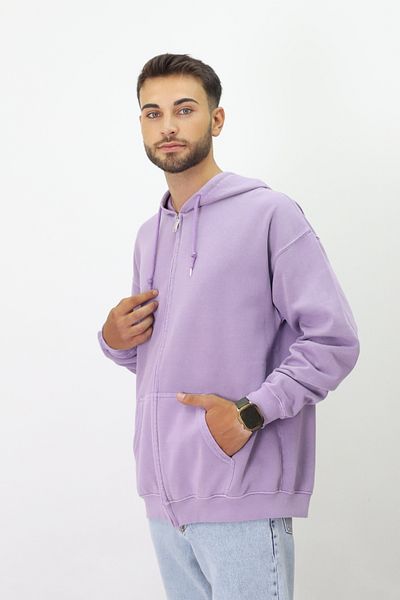 Diop Φούτερ με κουκούλα με φερμουάρ Unisex με vintage σχέδιο