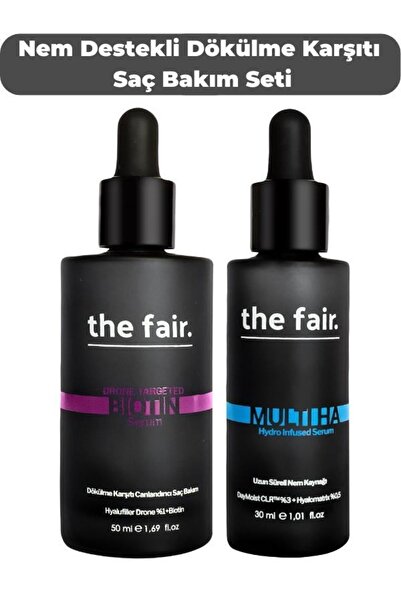 the fair. Nem Destekli Dökülme Karşıtı Vegan Saç Bakım Seti