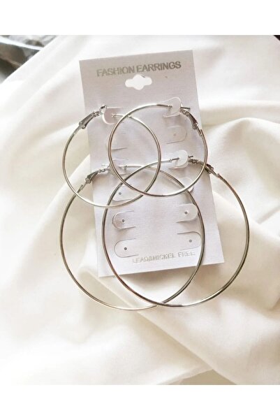MAKSESUAR Kadın 2'li halka küpe