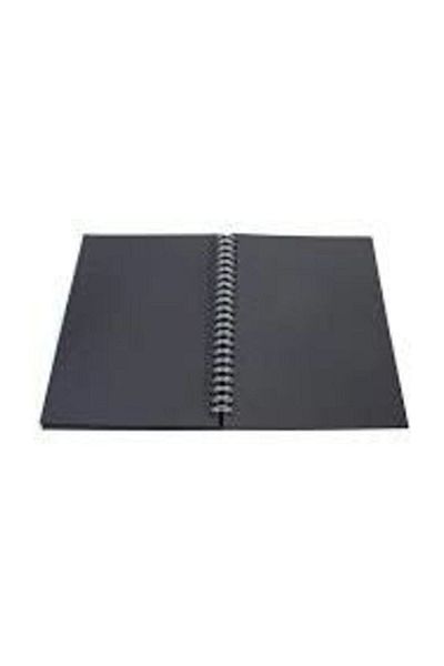 FOUR Caiet cu frunze negre 17x20 A5 Dimensiune 40 coli laterale