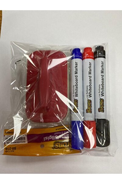 Brons Tahta Kalem Ve Silgi Seti