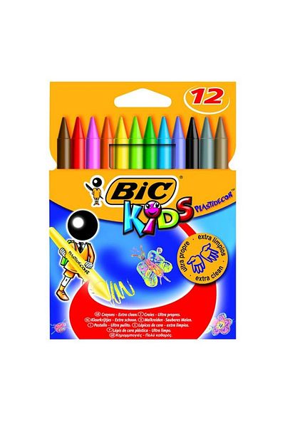 Bic Pastel Paint Plastidecor 12 Colors
