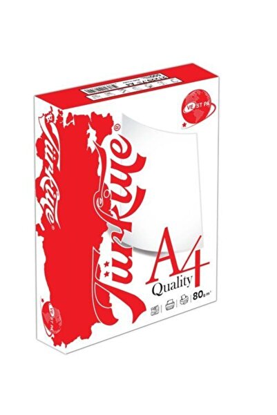 Vestpa Türkiye Copy A4 Fotokopi Kağıdı 80 gr 5 Paket X 500 Adet 1 Koli