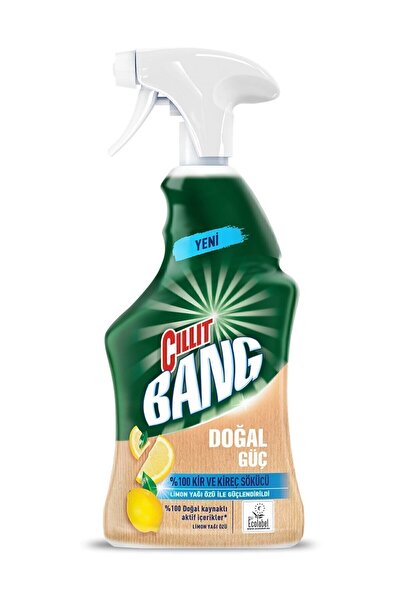 Cillit Bang Doğal Güç Limonlu %100 Banyo Temizleyici Sprey 750 ml