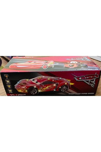 Cango Cars 3 Şimşek Mcqueen Oyuncak Araba Sesli Işıklı Hareketli Pilli Oyunca...