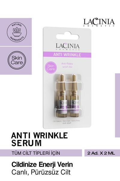 Lacinia Anti Wrinkle Kırışık Önleyici Serum Yüz Bakımı Için Uygundur