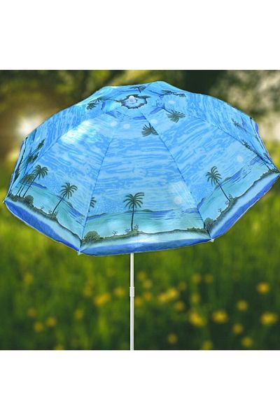 Boldy 150 Cm Beach and Sea Umbrella - Beach and Garden Umbrella - Balcony and Pool Umbrella