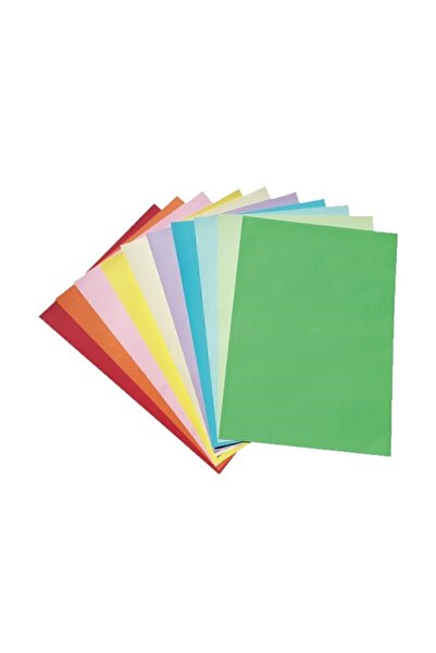 Ticon Fon Kartonu 50x70 Cm 150 gr. 10 Renk Karışık 10 Lu (1 Paket 10 Adet)