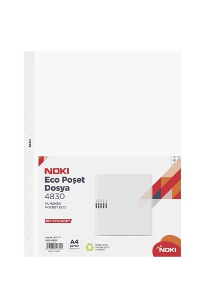 Noki Τσάντα File Eco 100 τμχ (30 Mic)..