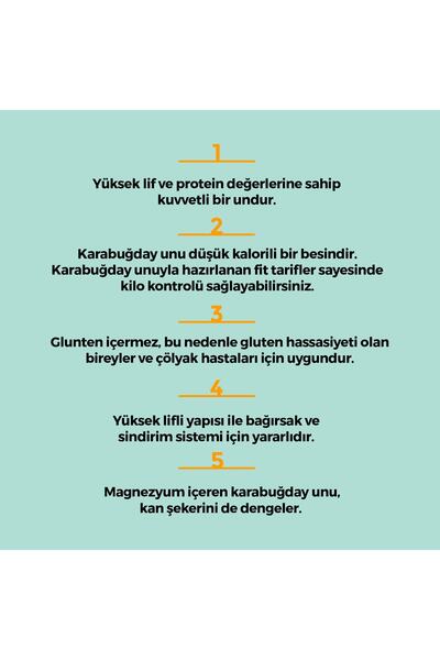 Güzel Ada Gıda Çiğ Karabuğday Unu 350 gr (GLUTENSİZ)