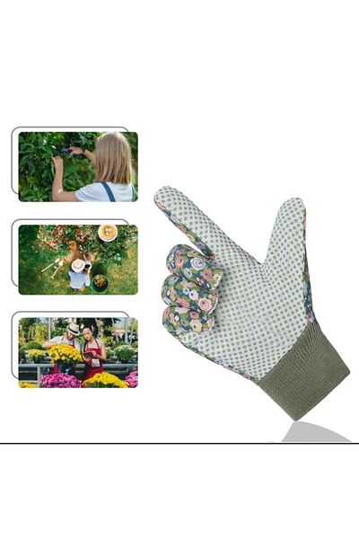 reyselstyle Safety and Gardening Gloves - Floral Pattern