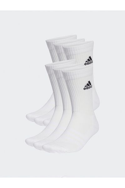 adidas adidas Unisex Socken, 6er Pack - Sportswear Crew, Logo, gepolstert, einfarbig