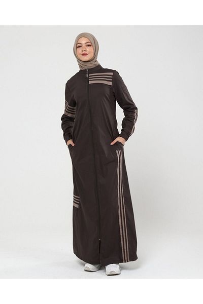 Miyasem Model NO:217 - Striped Comfortable Cut Top Coat