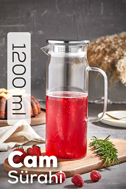 Vienev 1200 ml Cam Sürahi