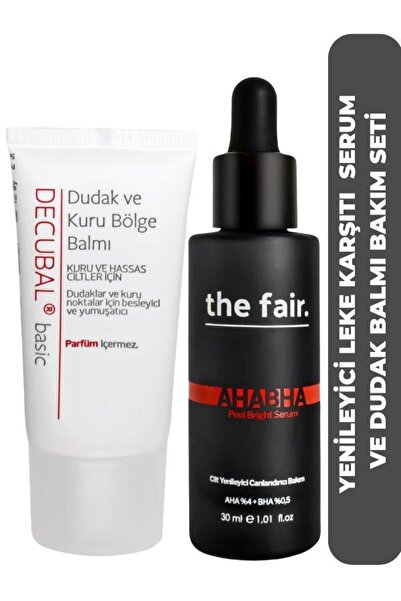 the fair. Ahabha Cilt Yenileyici Serum ve Decubal Dudak ve Kuru Bölge Balmı