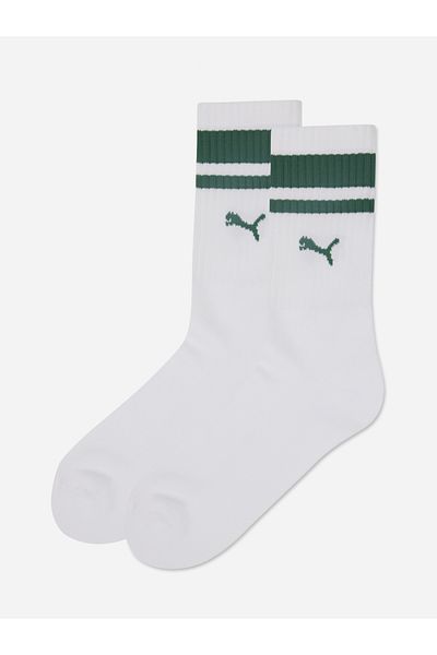 Puma Pack of 2 - Striped Heritage Crew Socks