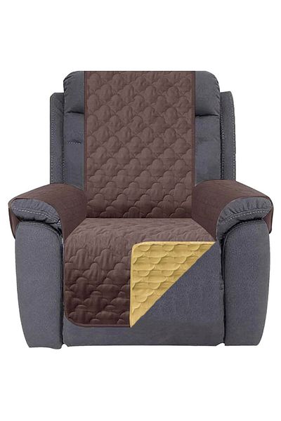 Faiend Lint and Stain Resistant Washable Sofa Cover with Liquid-Repellent Feature Single Seat Shawl