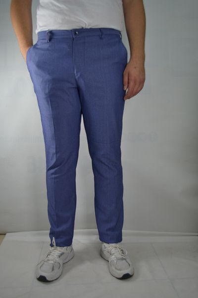 Bomonti Pantaloni bărbați din bumbac elastic - imprimeu pătrat mic subțire