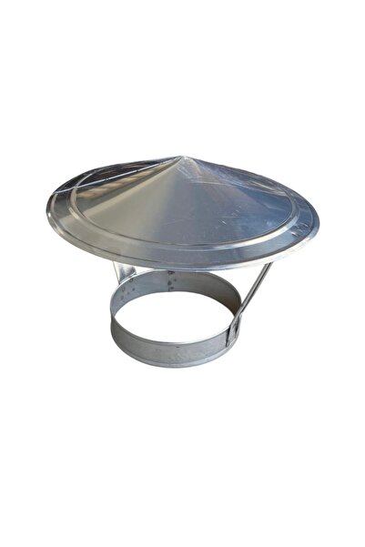 TOPSÖKEN Baca Şapkası Paslanmaz 15 Cm ÇApında Baca Borularına Uyumlu