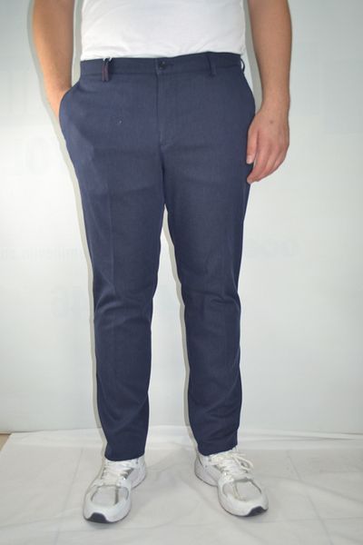 Bomonti Men's Stretch Cotton Pants - Slim Small Honeycomb Pattern