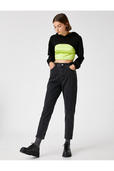 Koton High Waist Jeans - Mom Jean