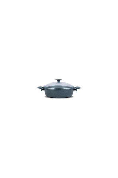 ThermoAD Granite Karniyarik Pot 32 Cm Gray