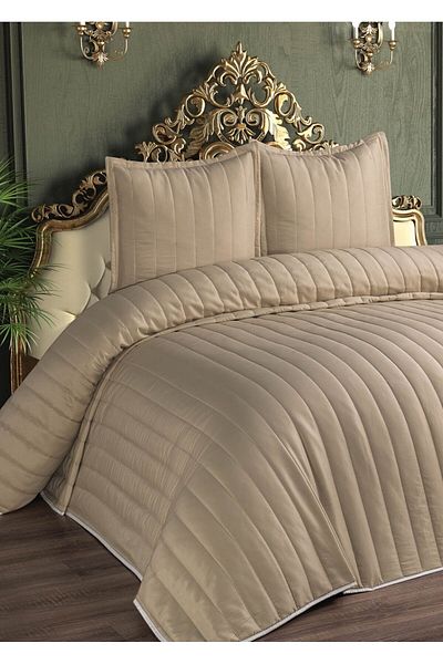 Faiend Water and Stain Resistant Double Sided Usable Microfiber Double Bed Cover Set