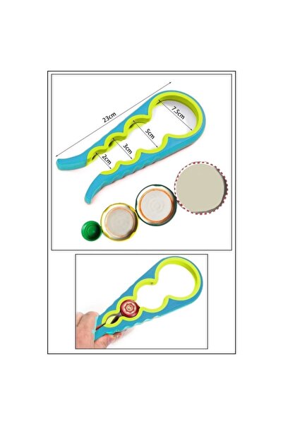 Generic Brand Practical Jar Lid Opener / 4 Nodes 8 Stages Bottle Lid Opener (...