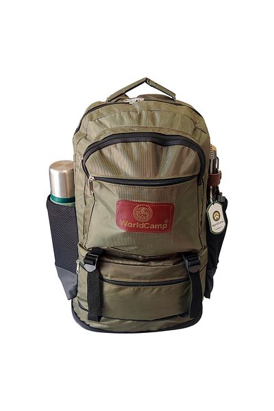 worldcamp 50 Liter Capacity Bellows Mountaineer Camping Bag