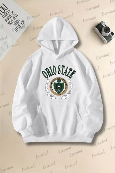 Evomind Φούτερ για παιδιά και ενήλικες με στάμπα Ohio State Unisex