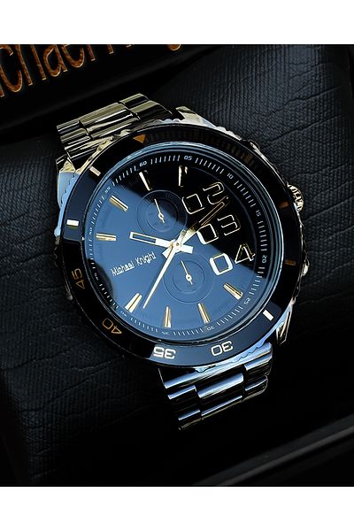 Michael Knight Mk4614 Model Hand Watch and Steel Band in Special Box