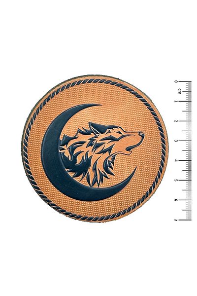 KORDAK Patch semiluna cu design lup - Taktical Peç