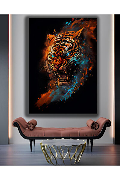TRADE AYS TİGER (Kaplan) Dekoratif Kanvas Duvar Tablo