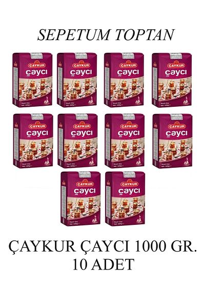 Çaykur 1000 Gr Tea Maker Tea - 10 Pieces in 1 Box * Basketum Wholesale