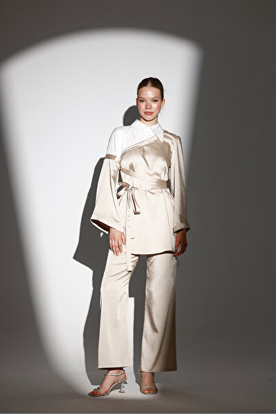 Tangül&Ali'S Moda Evi Golden Pantolon-Tunik Takım