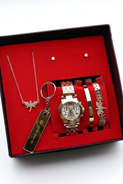 Northwatch Özel Kutulu Kadın Saati - Anneler Günü Kombini - Saat Seti