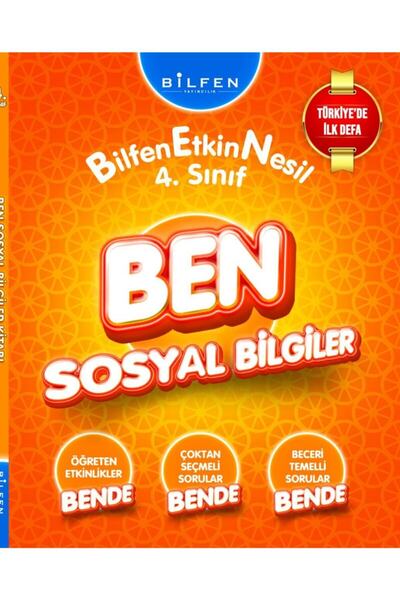 Bilfen Yayınları Bilfen 4. Sınıf Ben Sosyal Bilgiler Soru Bankası Bilfen Yayı...