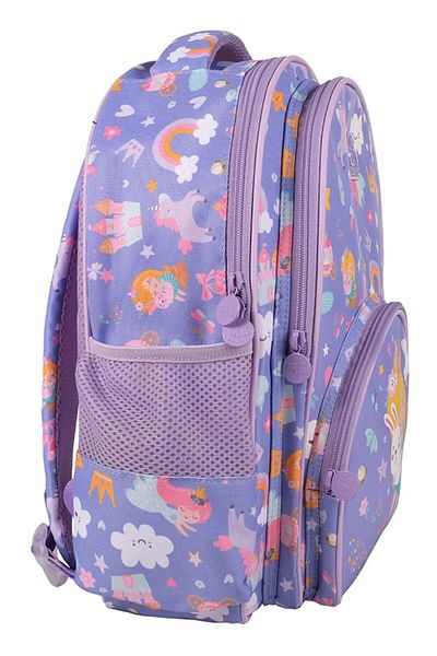 Me Çanta Me Team Daisy - Set de rucsac pentru școală primară violet galben și suport pentru stilou cu doi ochi pentru fete