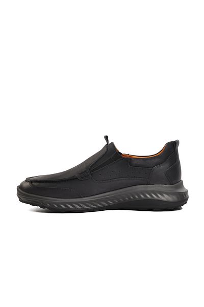 Dr.Flexer 191104 Μαύρα Ορθοπεδικά Ανδρικά Παπούτσια Casual Nubuck - Wide Fit