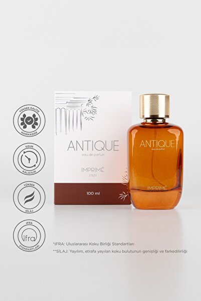 Imprime Antique Edp Men's Perfume 100ml | Wood and Floral | Iris, Vetiver, Vanilla, Cedar Wood