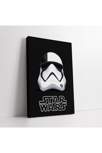 KOSS Dijital Tablou pe pânză cu mască de trooper Star Wars