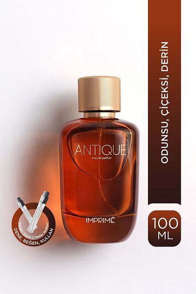 Imprime عطر رجالي عتيق 100 مل |   الخشب والزهور |   القزحية، Vetiver، الفانيليا، خشب الأرز