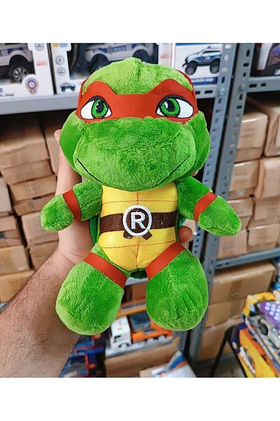LRS STORE Toy Ninja Turtles Rafael Plush Imported High Quality 24 Cm