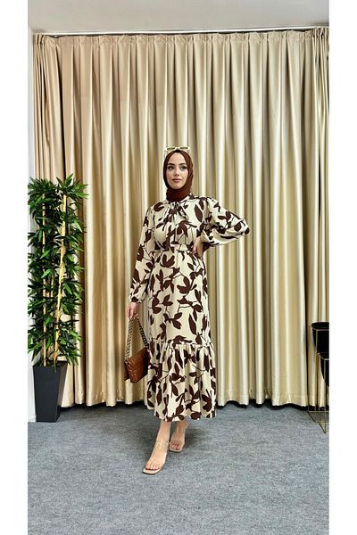 ÖYKÜM MODA Φόρεμα Hijab με φλοράλ