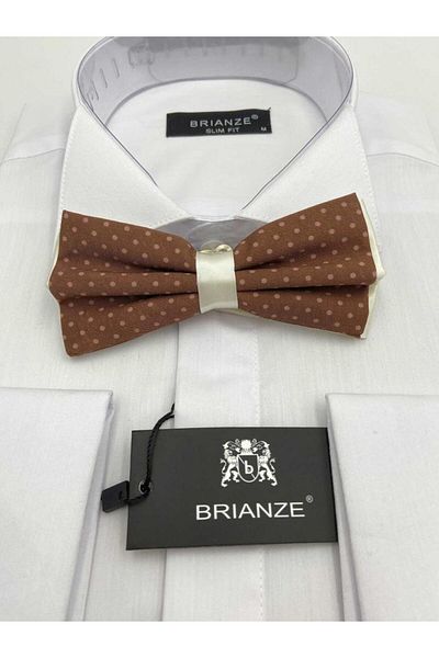 Brianze Bow Tie Brown Dotted