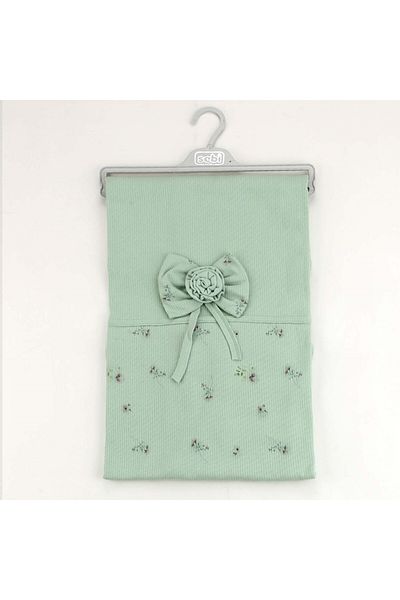 Sebi Bebe 80x85 Cm Floral Bow Blanket - 1114